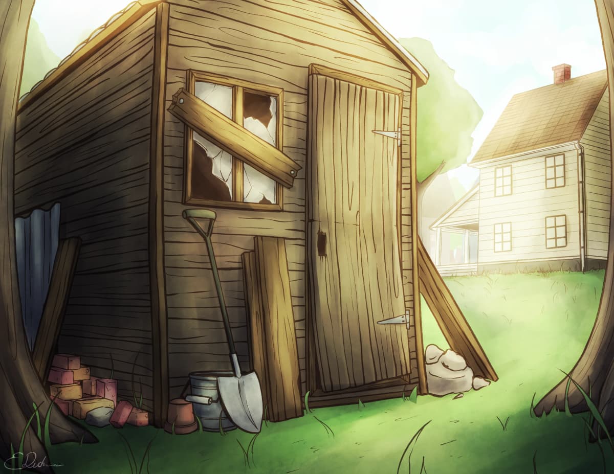 Old Garden Shed — Little Big World