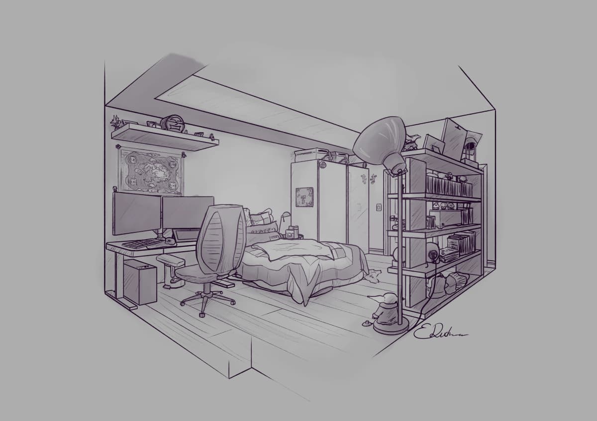 Bedroom Sketches