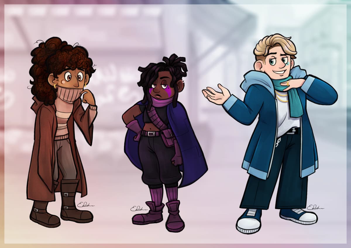 Cartoon Characters Study