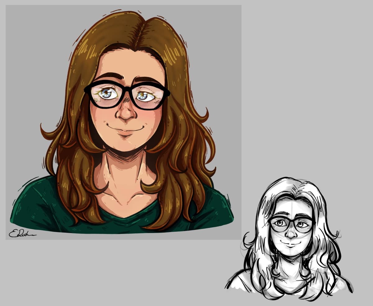 Self-Portrait — Caricature Study