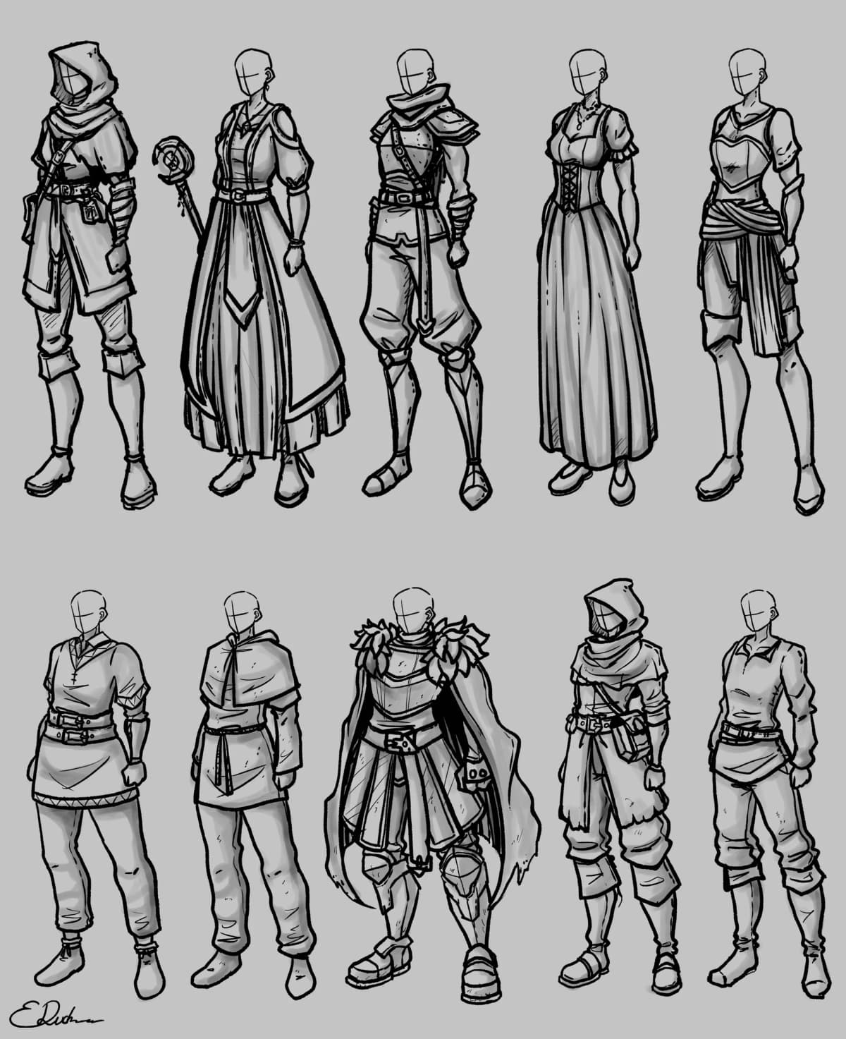 Fantasy Costume Studies